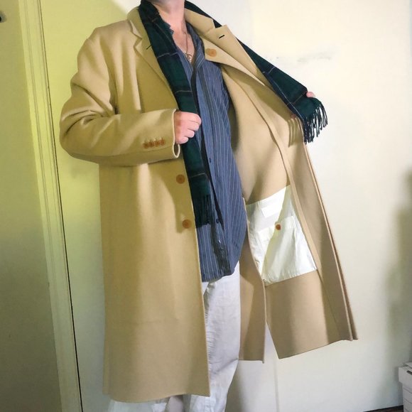 Double Lapel Cashmere Coat - HELMUT LANG - Picture 4 of 12